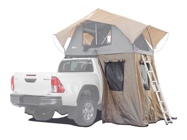 A Front Runner Roof Top Tent With An Annex Attached