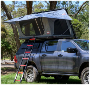 RAXAR Hard Shell Roof Top Tent Side Entry
