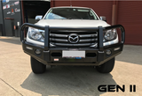 Front View Of The Installed MAX 4X4 Gen II Bull Bar For MAZDA BT50 2011 - 2020