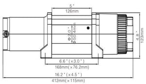 EWT4500 Winch by RUNVA