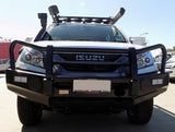 Front View Of The MAX 4x4 Gen I ICON Bull Bar For ISUZU MU-X 2017 ON Installed On A Vehicle