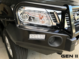 Close Up View Of The MAX 4x4 Gen II Bull Bar For NISSAN NAVARA NP300 2015 ON Installed On A Car
