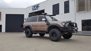 SCF Standard Rock Sliders For Toyota LandCruiser 105 Series