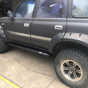 SCF Standard Rock Sliders For Toyota LandCruiser 80 Series