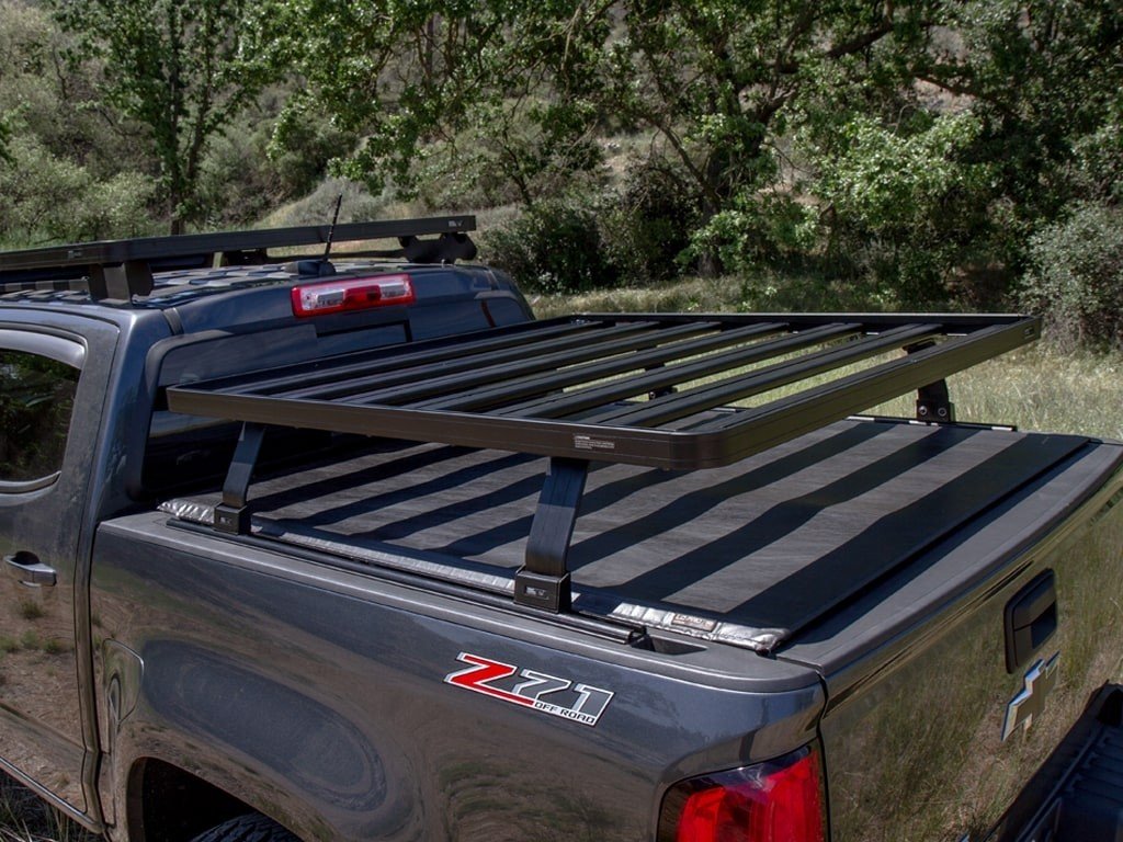 Slimline II Load Bed Rack Kit For Chevy COLORADO Roll Top 5.1' (2015-Current) - by Front Runner Outfitters
