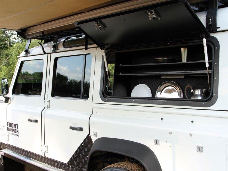 Front Runner Land Rover DEFENDER Gullwing Window - Aluminum