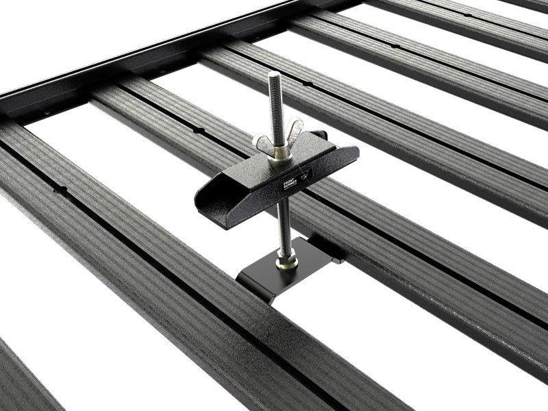 Consists of: 1x Rack Bracket 1x Clamp Bracket 1x Mounting Hardware  Materials used: Black powder-coated 3CR12 stainless steel  Product Dimensions: 263mm (10.4") L x 55mm (2.2") W x 242mm (9.5") H  Weight: 1.5kg (3.3lbs)