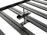 Consists of: 1x Rack Bracket 1x Clamp Bracket 1x Mounting Hardware  Materials used: Black powder-coated 3CR12 stainless steel  Product Dimensions: 263mm (10.4") L x 55mm (2.2") W x 242mm (9.5") H  Weight: 1.5kg (3.3lbs)