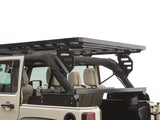 backside view Slimline II Roof Rack For Jeep Wrangler JKU 4 Door (2007-2018) - by Front Runner Outfitters