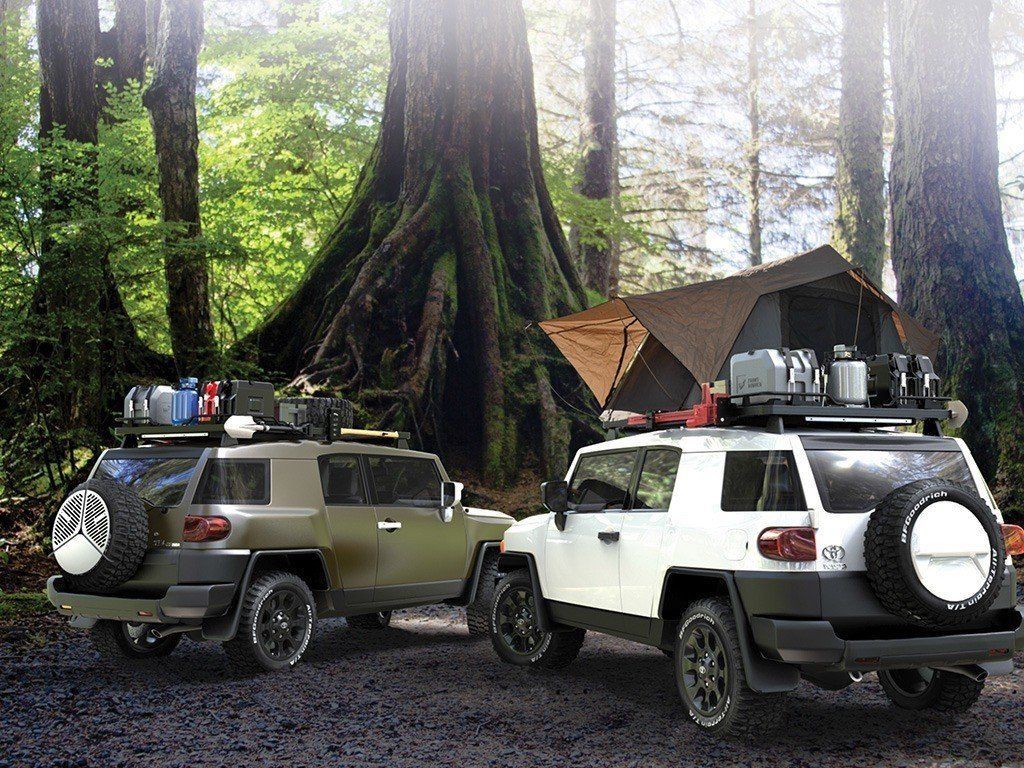 Slimline II 1/2 Roof Rack Kit For Toyota FJ CRUISER - by Front Runner Outfitters