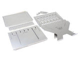 A Box Braai/BBQ Grill that is designed to pack flat at 1.5 inches / 38mm thick.