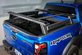 Image showing the ozroo new generation half height tub rack mounted on a ford ranger