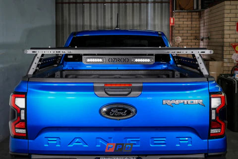Image showing the rear view of the tub rack mounted on ford ranger rapotr