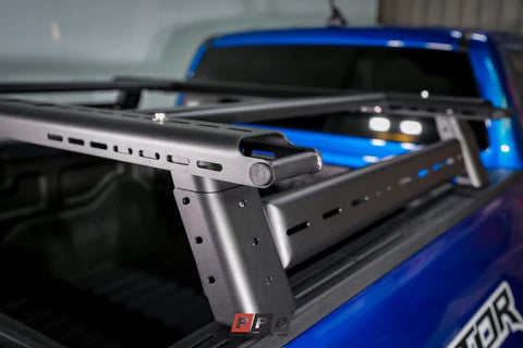 Image showing the side view of the tub rack mounted on ford ranger raptor XLT
