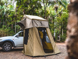 Opening Of The BOAB Soft Shell Roof Top Tent Annex