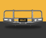 Front View Of The OXLEY Toyota LC70 Bull Bar