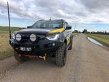 Fitted PIAK Elite Non Loop Bar for Isuzu D-Max 2021 with built in Underbody protection plate and tow bar