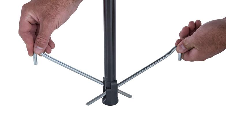 pole for rhino rack batwing awning