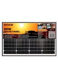 BOAB 40 Watt Solar Panel, 12 Volt Monocrystalline 