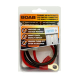 BOAB 50Amp Heavy-Duty Connector With 8mm Ring Terminals, 300mm Cable