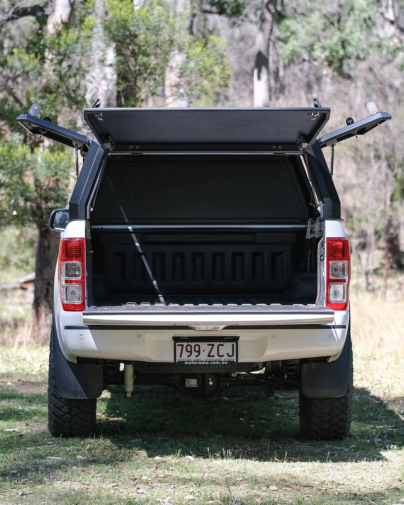 Camp King Industries Tub Topper Open Rear View