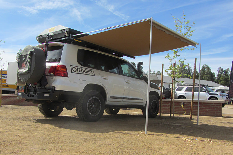 Eezi-Awn Series 2000 Retractable Awning in Land Cruiser 200