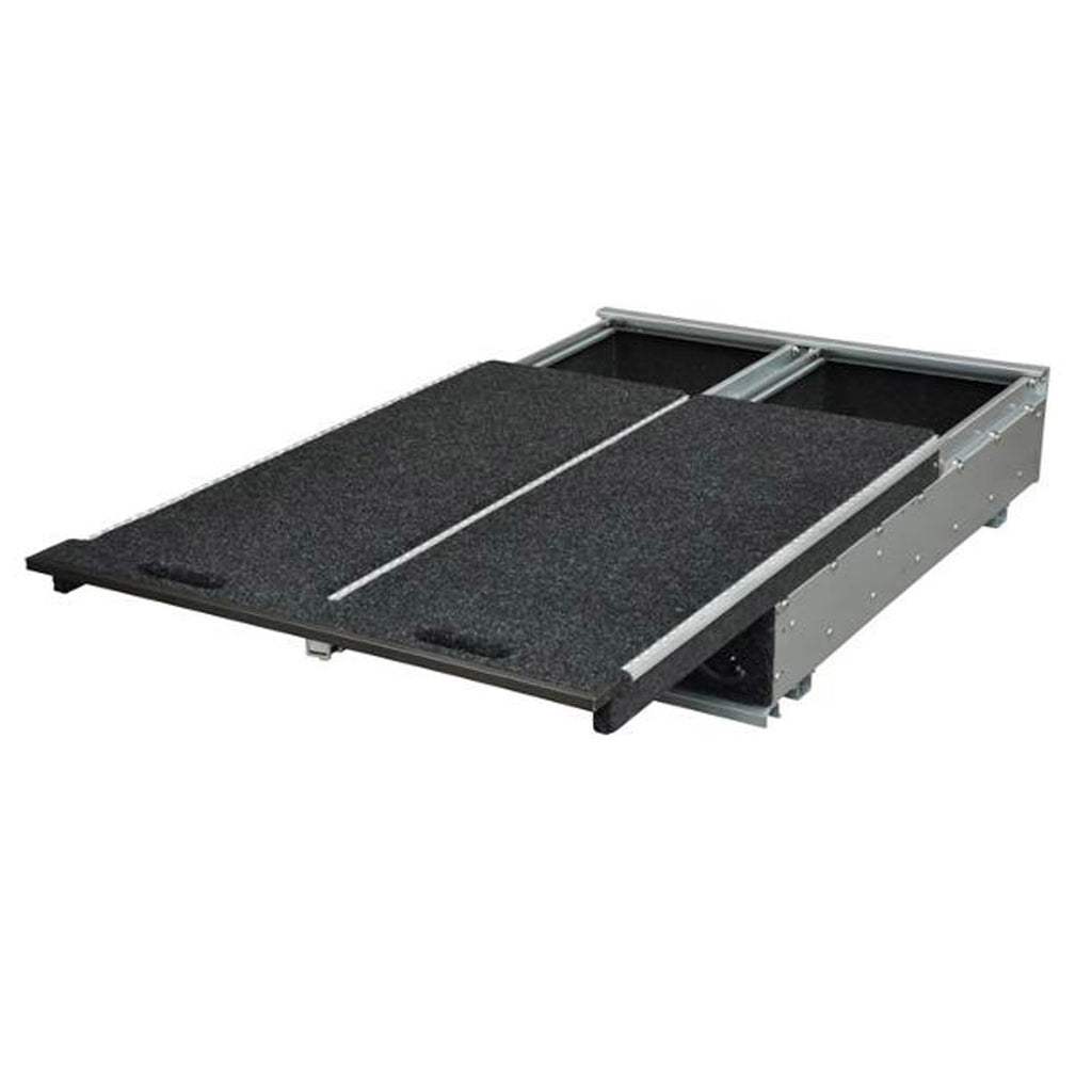 Full Sliding Top Double Roller Drawer For Utes with Styleslide & Traybacks -by BOAB