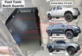 Picture showing which vehicles the fuel tank guard by PSR is compatible with