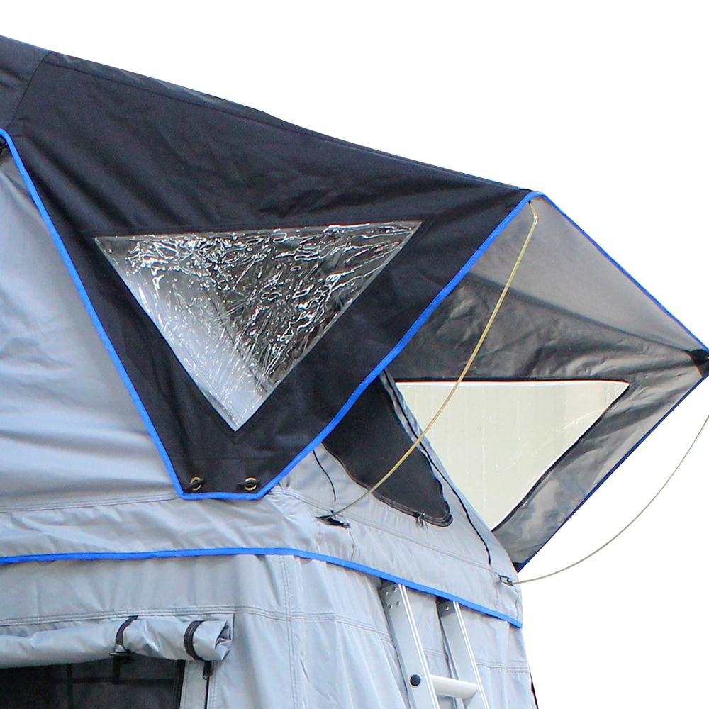 Guana Equipment Nosara 55" Person Roof Top Tent Setup With Annex - Entrance View