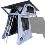 Guana Equipment Nosara 55" Person Roof Top Tent Setup - Open Annex View