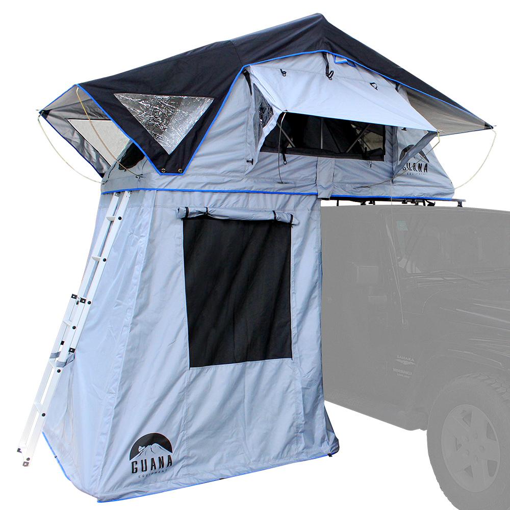 Guana Equipment Nosara 55" Person Roof Top Tent Setup - With Annex
