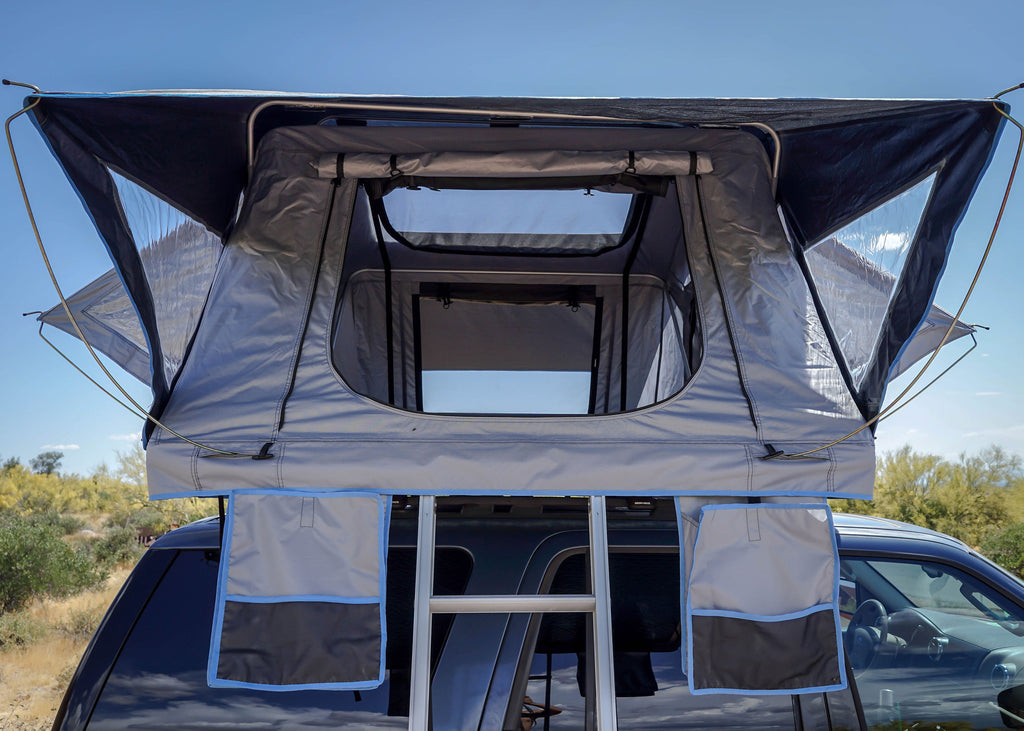 Guana Equipment Nosara Roof Top Tent Setup Side View