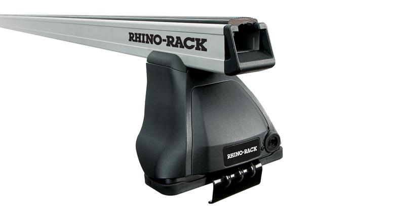 Rhino-Rack Heavy Duty 2500 Black or Silver 2 Bar Roof Rack For Jeep COMPASS 07 to 17