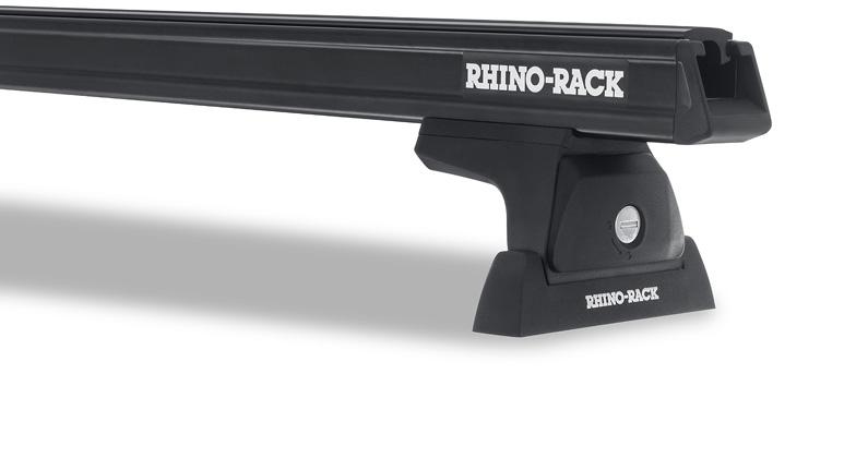 Rhino-Rack Heavy Duty RLT600 Ditch Mount Black or Silver 2 Bar Roof Rack