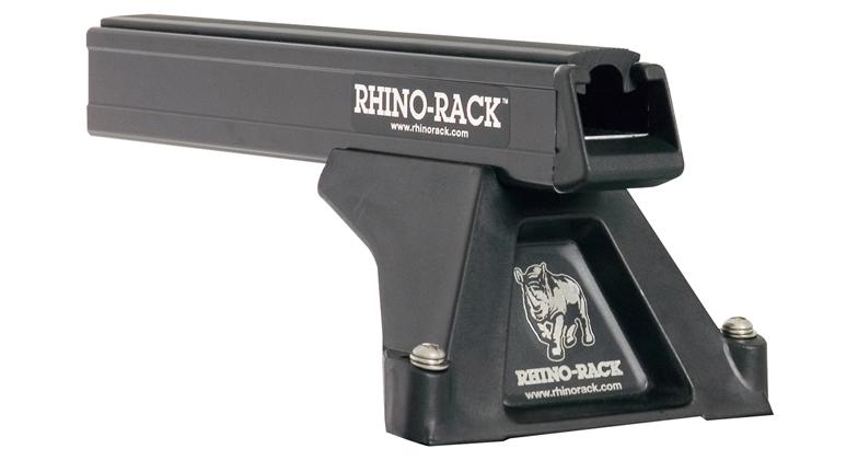 Rhino-Rack Heavy Duty RLTF Black or Silver 2 Bar Roof Rack