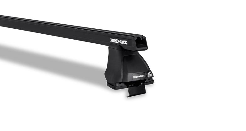 Heavy Duty 2500 Black 2 Bar Roof Rack Cross Bars by Rhino Rack for Nissan Frontier and Suzuki Equator