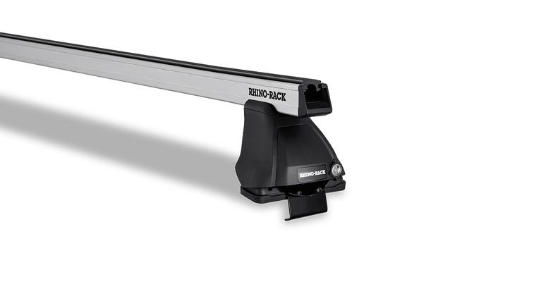 Heavy Duty 2500 Silver 2 Bar Roof Rack Cross Bars by Rhino Rack for Nissan Frontier and Suzuki Equator