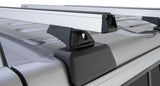 Heavy Duty RCL Silver 3 Bar Rhino-Rack Backbone Roof Rack Cross Bars