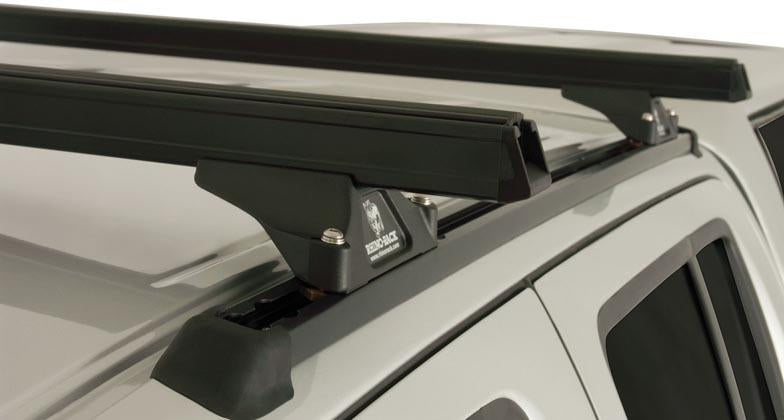 Rhino-Rack Heavy Duty RLTP Trackmount 2 Bar Roof Rack JA0662 & JA0749