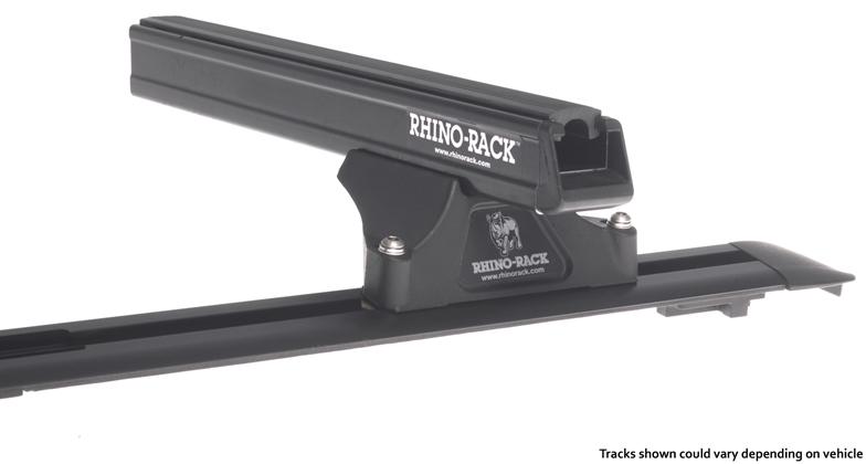 Rhino-Rack Heavy Duty RLTP Trackmount 2 Bar Roof Rack JA0662 & JA0749