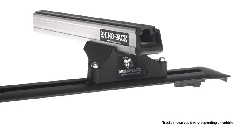 Rhino-Rack Heavy Duty RLTP Trackmount 2 Bar Roof Rack JA0662 & JA0749