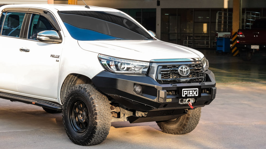 Piak ELITE Non Loop BullBar For Toyota Hilux. Protection plate sold separately.