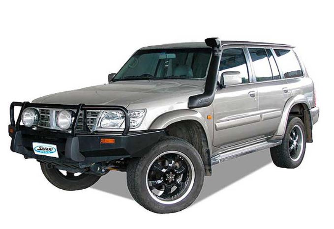 Vehicle snorkel for Nissan GU Patrol Cab Chassis