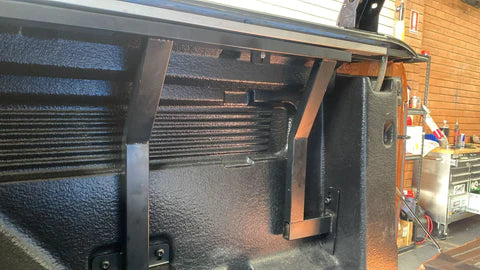 Support Braces by Ozroo Mounted on the Ford Ranger Wildtrak