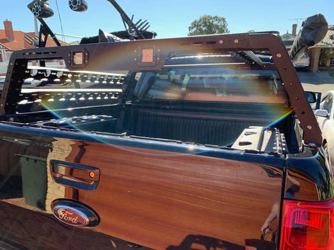 Ozroo Universal Tub Extra High Rack for Ute Mounted on Ford Ranger