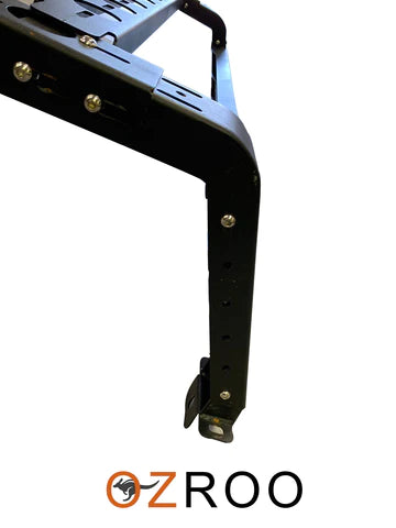Ozroo Universal Narrow Style Tub Rack For Ute Close View of One Leg