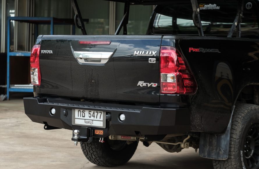 Piak Premium Rear Step Bar Tow Bar For Toyota Hilux 2015+