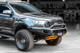PIAK Elite Bullbar Ford Ranger PX2 and PX3. Non loop andf with underbody protection plate in orange.
