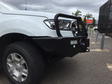 Side View Of The Ford With An Installed MAX 4X4 Gen II Bull Bar For FORD PX2 RANGER 07/2015-08/2018