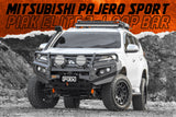 Piak Elite 3-Loop Bullbar on White Mitsubishi Pajero Sport QF 2020-Current